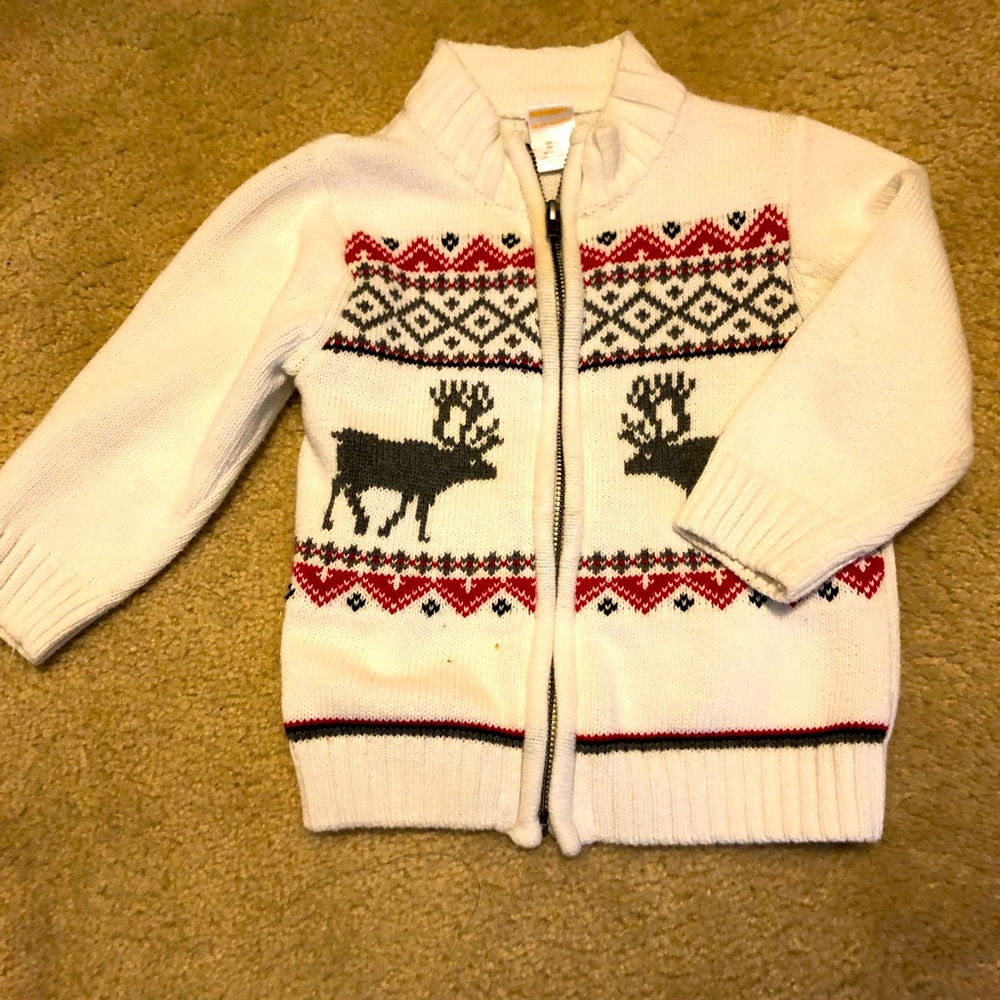 Gymboree Boys sweater with zipper 18-24 months
